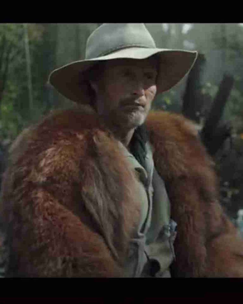 Chaos Walking Mads Mikkelsen Fur Coat - Image 2
