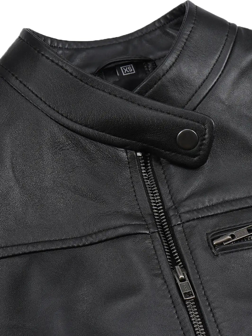 Bickford Women's Black Real Leather Biker Style Jacket - Image 3