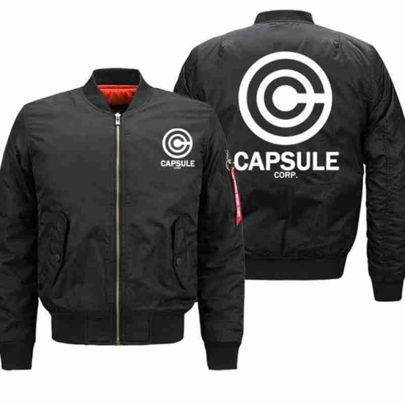 DBZ Trunks Bomber Jacket Dragon Ball Z Trunks Capsule Corp Cotton Bomber Jacket - Image 3