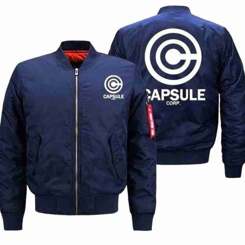 DBZ Trunks Bomber Jacket Dragon Ball Z Trunks Capsule Corp Cotton Bomber Jacket - Image 4