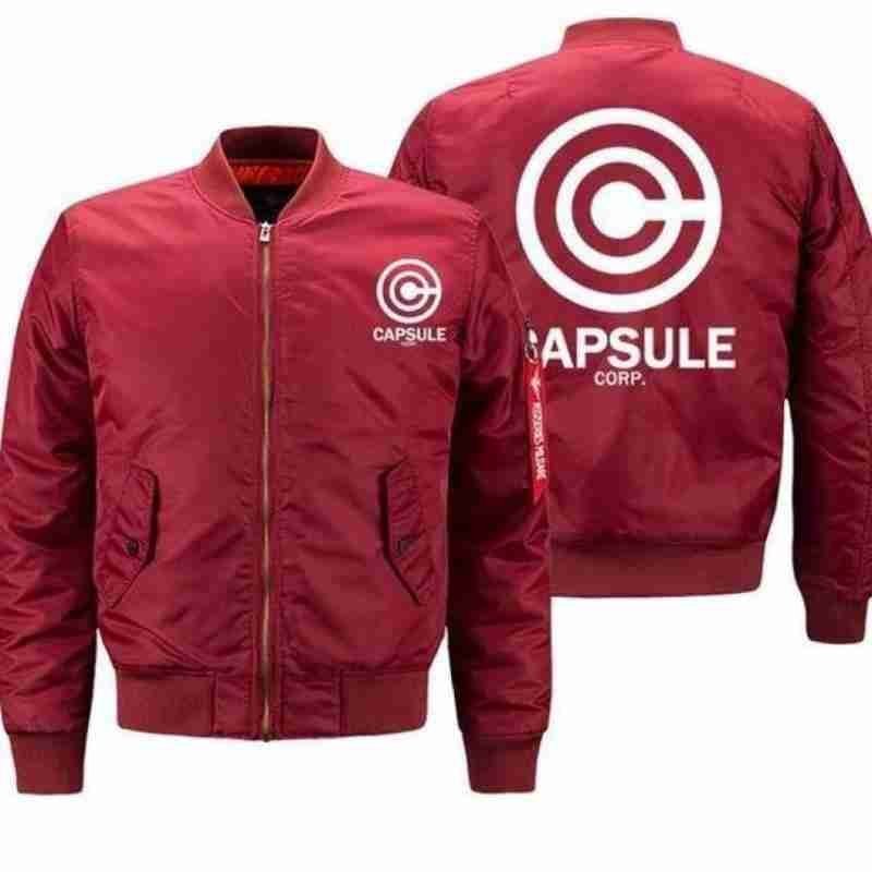 DBZ Trunks Bomber Jacket Dragon Ball Z Trunks Capsule Corp Cotton Bomber Jacket
