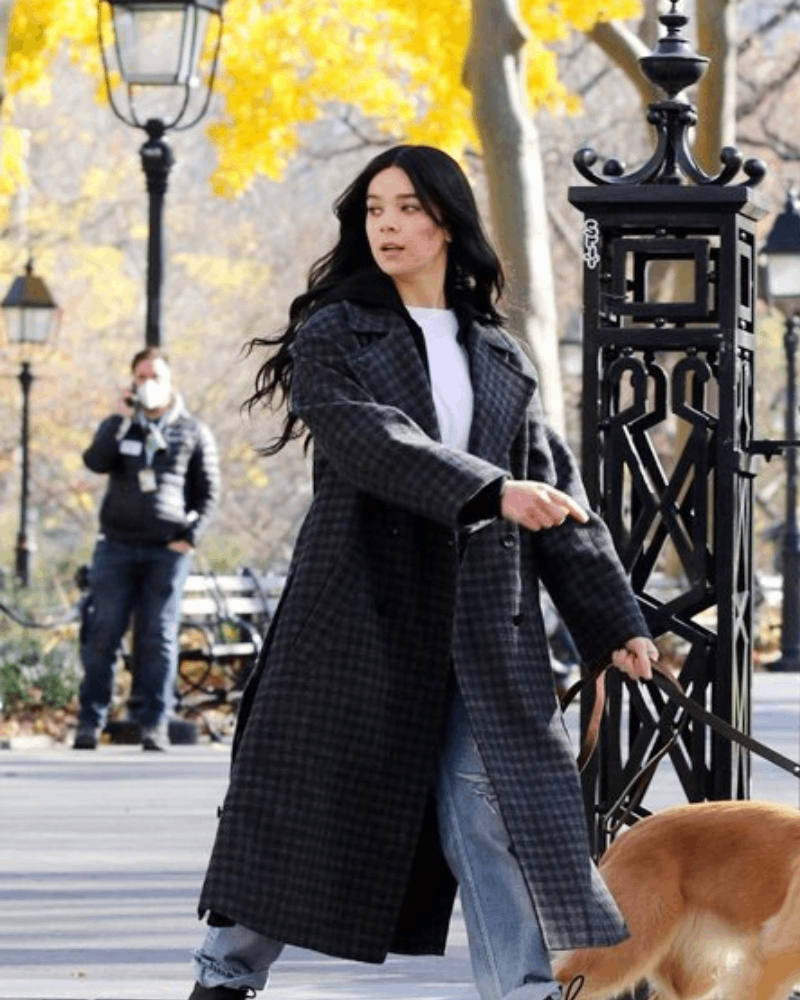 Kate Bishop Hawkeye Checkered Trench Coat