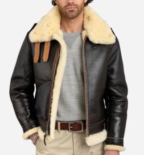 Men_s-brown-B-3-flight-jacket-with-thick-cream-shearling-collar