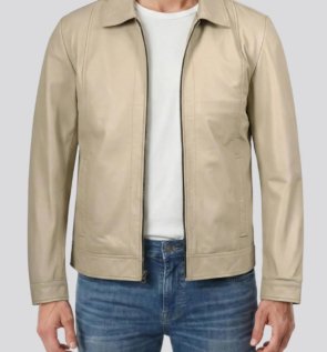 Men_sBeigeRealLeatherHarringtonJacket-front