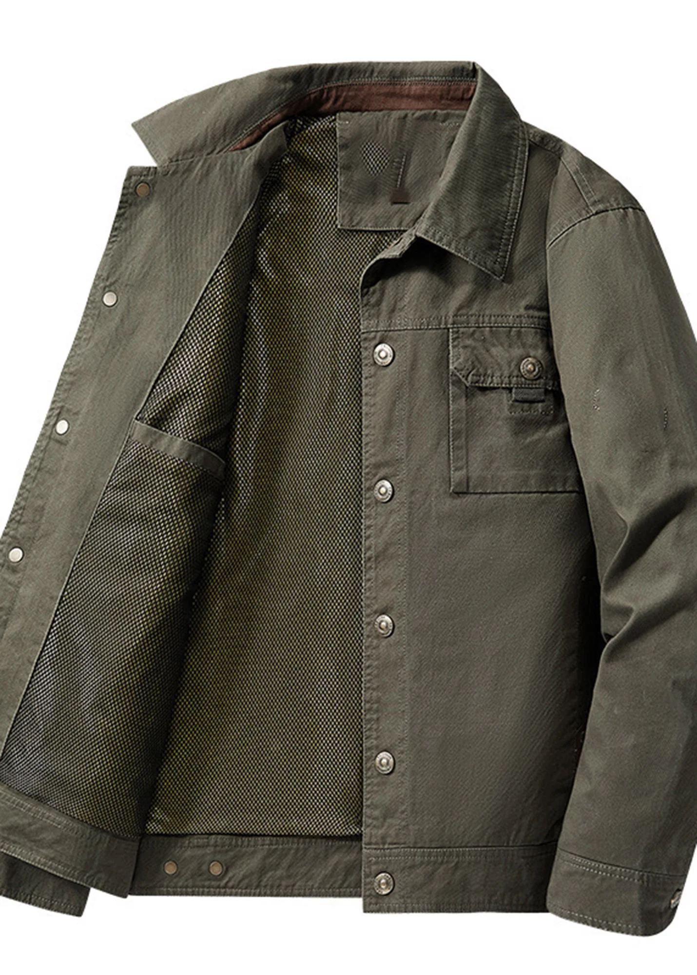 Welcome to Wrexham Suede Ryan Reynolds Green Jacket - Image 4