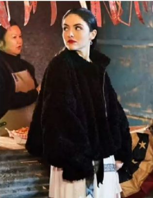 Jeepers Creepers Reborn Black Fur Sydney Craven Jacket
