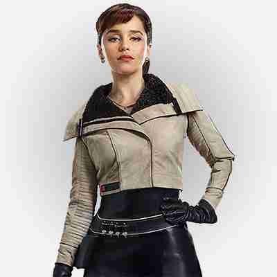 Fearless Solo A Star Wars Story Qi’Ra leather jacket Style - Image 2