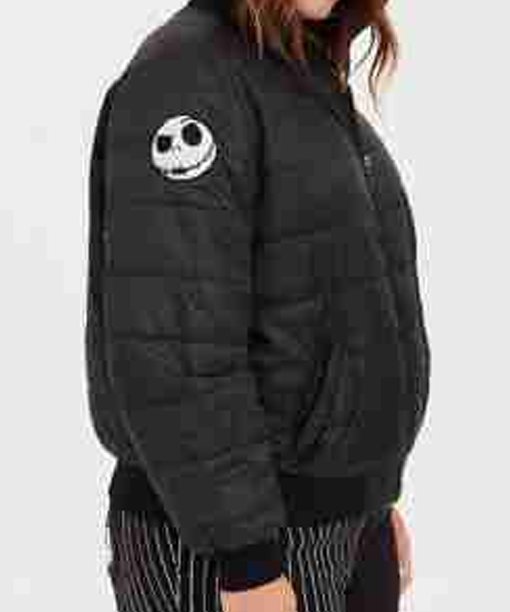 Fearless Nightmare Before Christmas Jack Puffer Jacket for Women Style