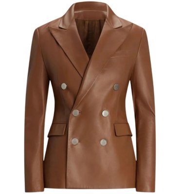 Women_s-Double-Breasted-Brown-Leather-Blazer