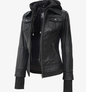 Womens_Black_Leather_Bomber_Jacket_with_Removable_Hood