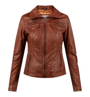 brown-slim-fit-trucker-leather-jacket