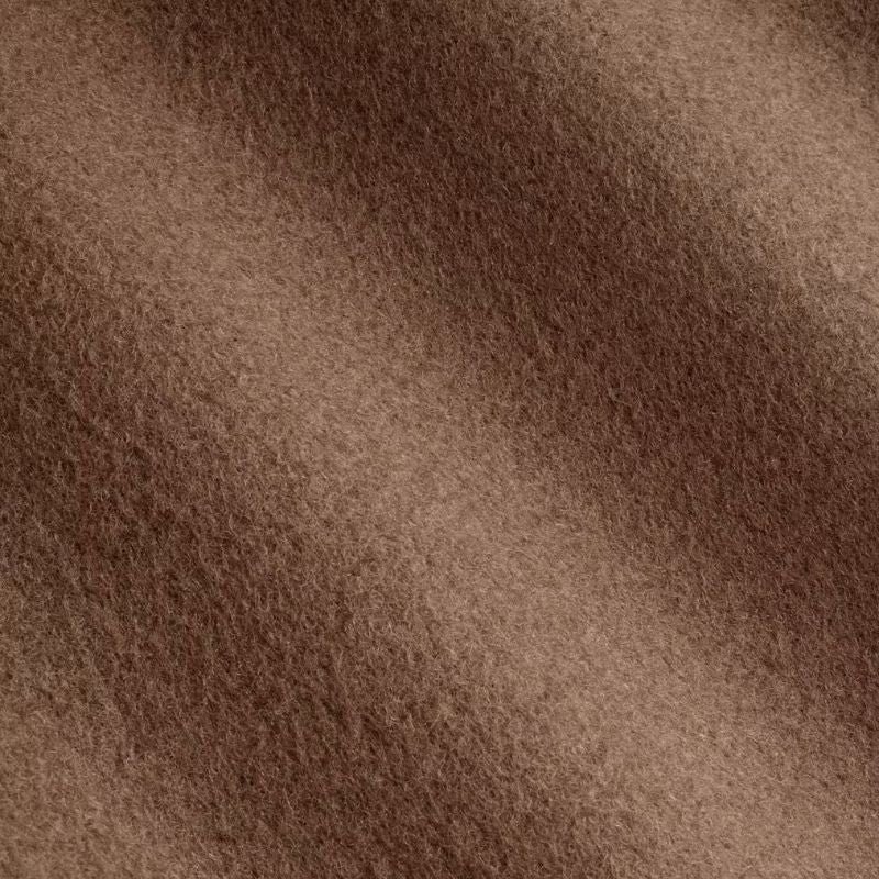 Men’s Dark Brown Double Breasted Wool Trench Coat - Image 7