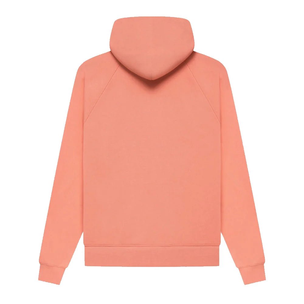 Peach Fleece Hoodie Essential Pullover Style - Image 4