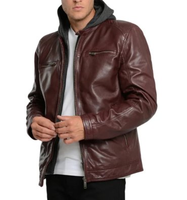 maroon-hooded-leather-jacket