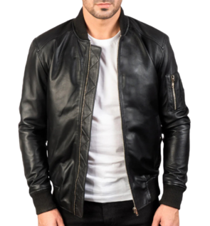 mens-black-ma1-bomber-leather-jacket