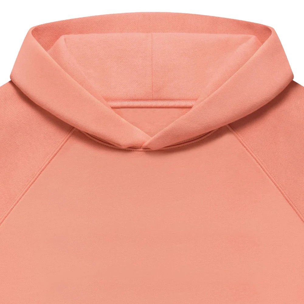Peach Fleece Hoodie Essential Pullover Style - Image 2