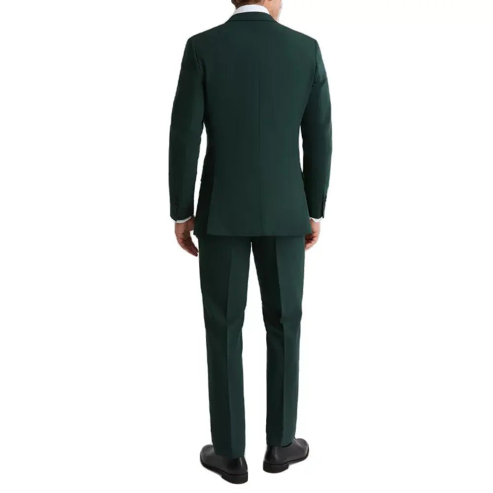 Men’s Royal Green 3 Piece Suit with notch Lapel - Image 4