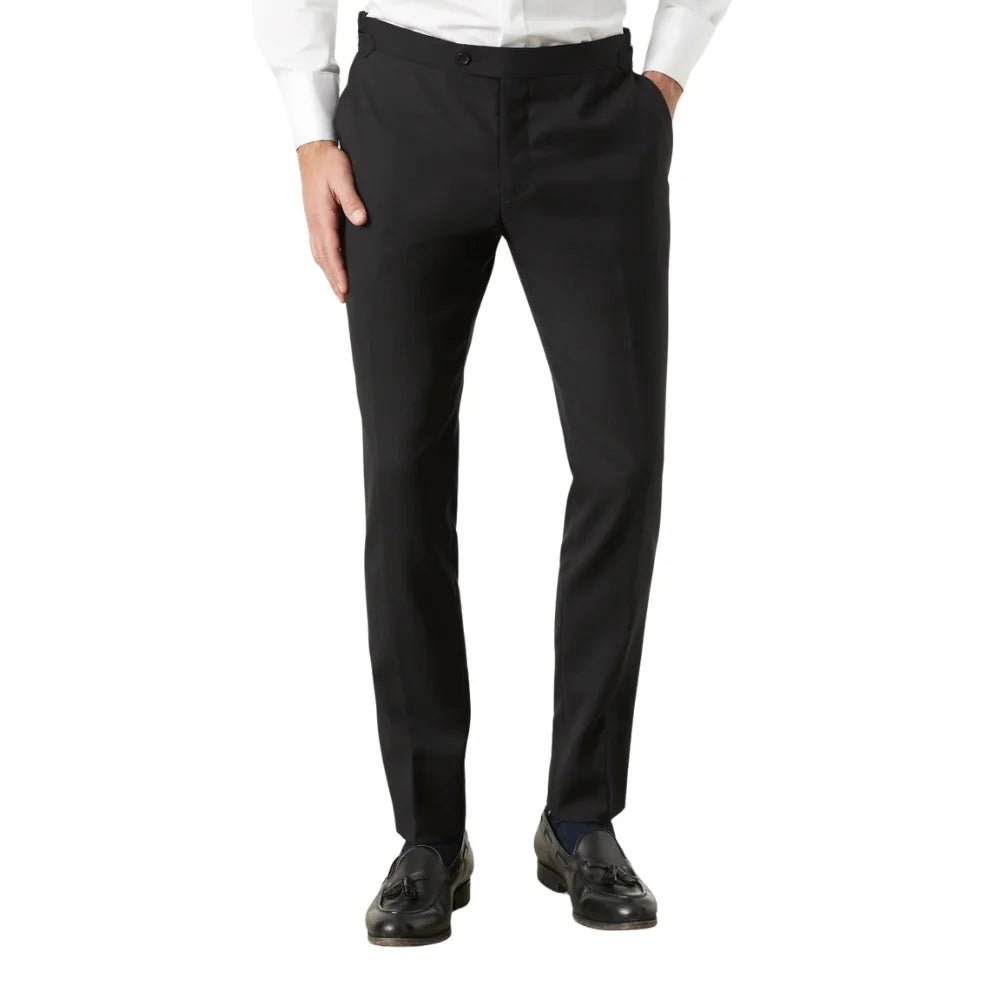 Men's Two-Piece Peak Lapel Merino Wool Tuxedo Suit - Image 5