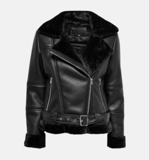 womens-black-asymmetrical-shearling-aviator-jacket